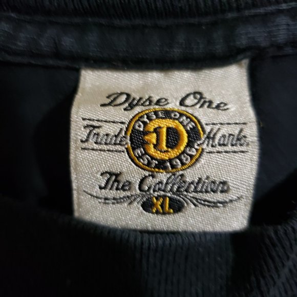 Dyse One Black Printed Tees XL - Picture 7 of 7